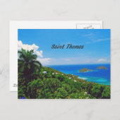 Carte Postale Saint Thomas (Devant / Derrière)