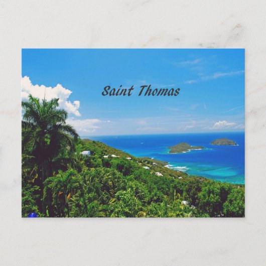 Carte Postale Saint Thomas (Devant)