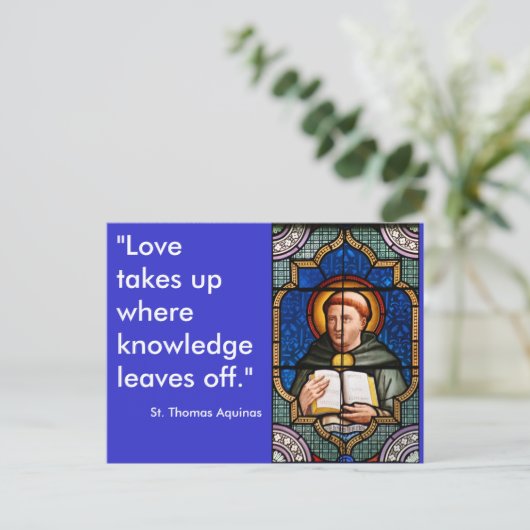 Carte Postale Saint Thomas d'Aquin (Debout devant)