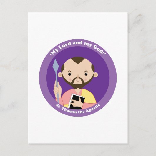 Carte Postale Saint Thomas l'Apôtre (Devant)
