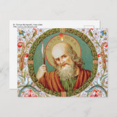 Carte Postale Saint Thomas l'Apôtre (JMAS 12) (Devant / Derrière)