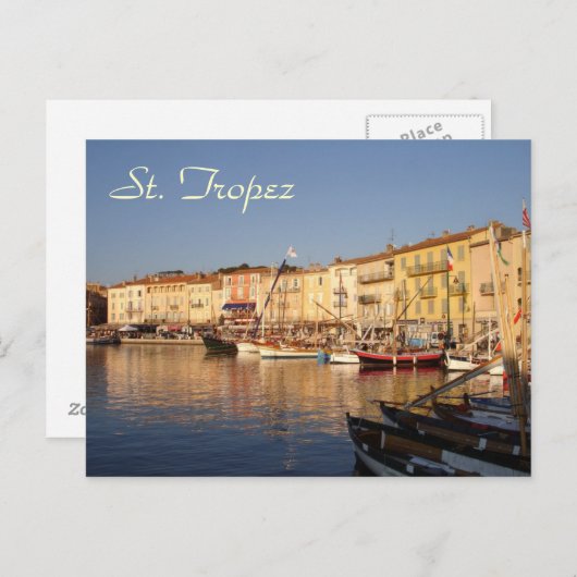 Carte postale Saint-Tropez (Devant / Derrière)