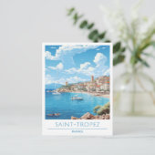 Carte Postale Saint Tropez France Travel (Debout devant)