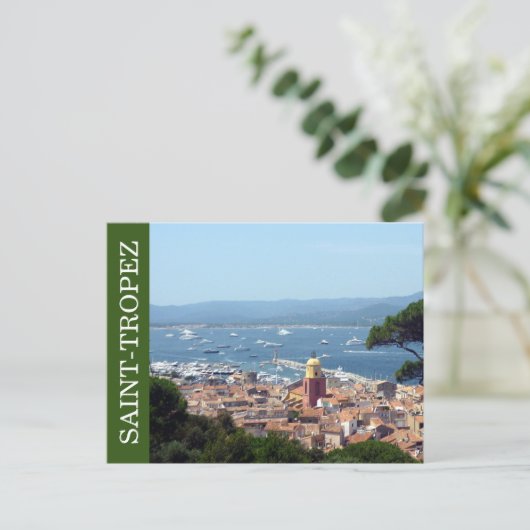 Carte Postale saint tropez vert (Debout devant)