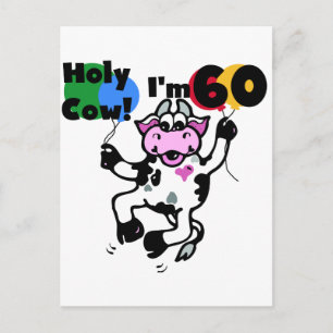 Carte Postale Saint Vache Je suis 60 T-shirts et cadeaux