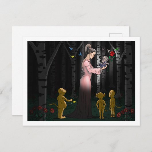 Carte Postale Saint Valentin (Devant / Derrière)