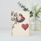 Carte Postale Saint Valentin (Debout devant)