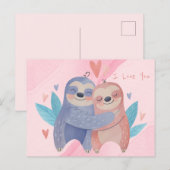 Carte Postale Saint Valentin (Devant / Derrière)