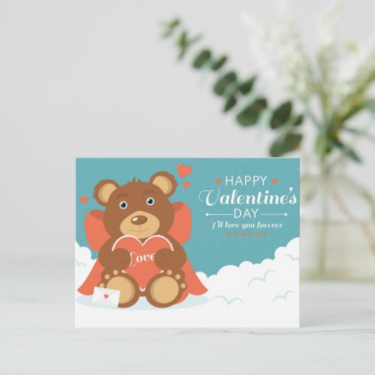 Carte Postale Saint Valentin (Debout devant)