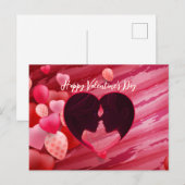 Carte Postale Saint Valentin (Devant / Derrière)