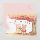 Carte Postale Saint Valentin (Devant / Derrière)