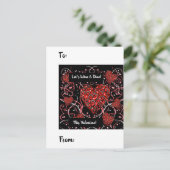 CARTE POSTALE SAINT-VALENTIN  (Debout devant)