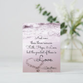 Carte Postale Saint Valentin 1 Corinthiens 13:13 Ocean Beach (Debout devant)