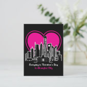 Carte Postale Saint Valentin à Shanghai City (Debout devant)