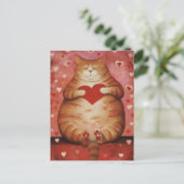 Carte Postale Saint Valentin adorable (Debout devant)