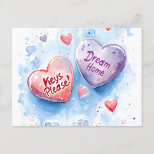 Carte Postale Saint Valentin Candy Realty Accueil Vendeur Market