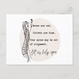 Carte Postale Saint-Valentin chiropratique, Chiropratique, Chiro