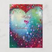 Carte Postale Saint-Valentin cœur brisé (Devant)
