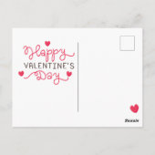 Carte Postale Saint Valentin Coeur Texas Armadillo (Dos)