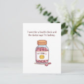 Carte Postale Saint-Valentin drôle manquant de vitamine U (Debout devant)