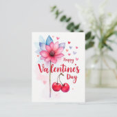 Carte Postale Saint Valentin fête de l'amour (Debout devant)