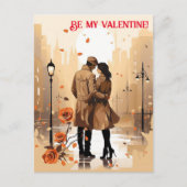 Carte Postale Saint-Valentin. Parlez de votre amour ! (Devant)