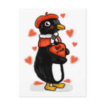 Saint-Valentin Pingouin parisien