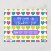 Carte postale Saint Valentin pour camarade de clas (Dos)
