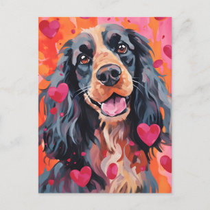 Carte Postale Saint-Valentin Springer Spaniel