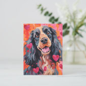 Carte Postale Saint-Valentin Springer Spaniel (Debout devant)
