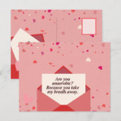 Carte postale Saint-Valentin - Thème de pharmacolo (Devant / Derrière)