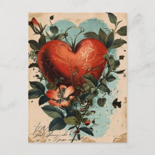 Carte Postale Saint-Valentin vintage