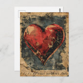 Carte Postale Saint-Valentin vintage (Devant / Derrière)