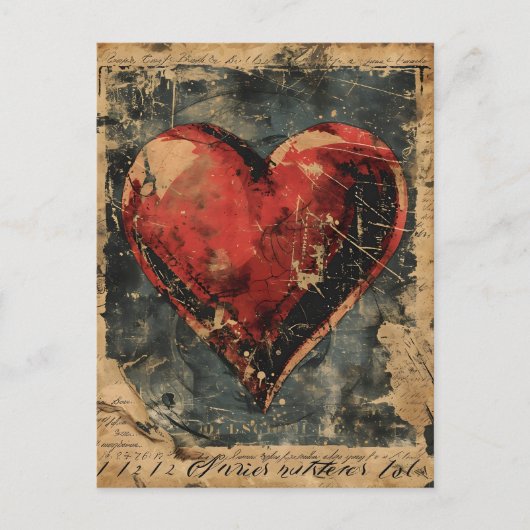 Carte Postale Saint-Valentin vintage (Devant)
