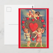 Carte Postale Saint-Valentin vintage (Devant / Derrière)