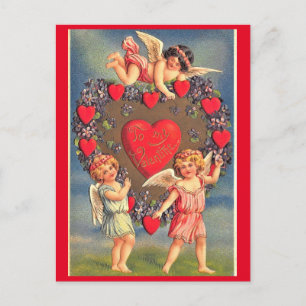 Carte Postale Saint-Valentin vintage