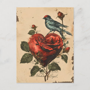 Carte Postale Saint-Valentin vintage