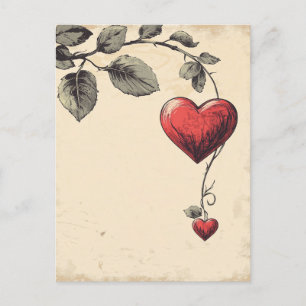 Carte Postale Saint Valentin vintage