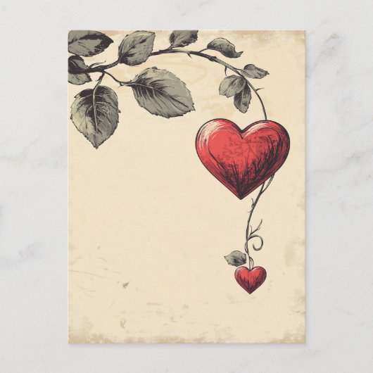 Carte Postale Saint Valentin vintage (Devant)
