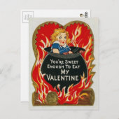 Carte Postale Saint-Valentin Vintage Vore (Devant / Derrière)