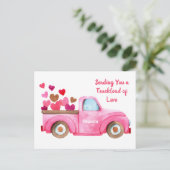 Carte Postale Saint Valentin | Vous aimer Personnalisé (Debout devant)