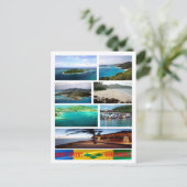 Carte Postale Saint-Vincent-et-les-Grenadines - Mosaïque - (Debout devant)