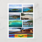 Carte Postale Saint-Vincent-et-les-Grenadines - Mosaïque - (Devant)