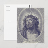Carte Postale Saint Visage de Jésus (Devant / Derrière)