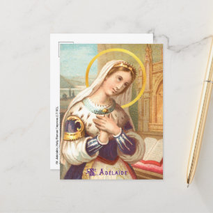 Carte Postale Sainte Adélaïde, Sainte Impératrice romaine (LT 03