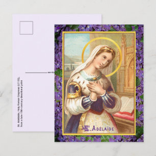 Carte Postale Sainte Adélaïde, Sainte-Romaine Impératrice (LT 03
