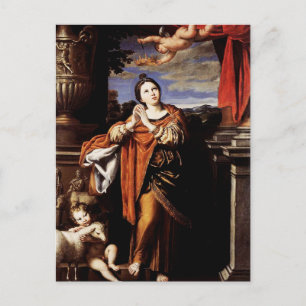 Carte postale Sainte-Agnès par Domenico Zampieri
