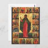 Carte Postale Sainte Anastasia Vierge et martyr (Devant / Derrière)