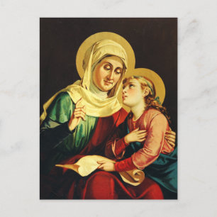 Carte Postale Sainte Anne et Vierge Marie