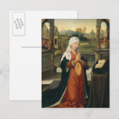 Carte Postale Sainte-Anne qui reçoit la Vierge (Devant / Derrière)